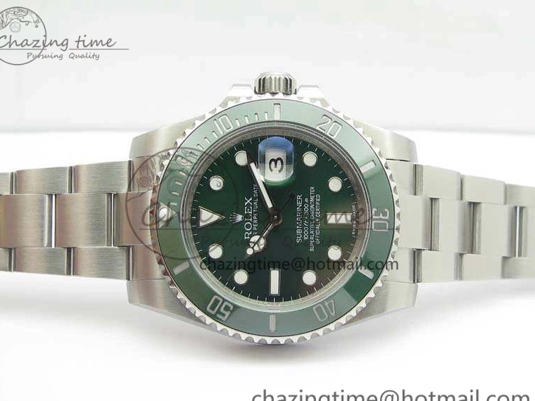 MiroTime 0110 MultiPurpose Submariner 116610 LV Green Ceramic GMF 1:1 Best Edition 904L SS Case And Bracelet SA 3513